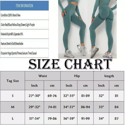 Hochtaillierte Damen-Yogahose Anti-Cellulite zerknitterte Butt-Leggings Push Up FITNESSSTUDIO - Bild 36 von 42