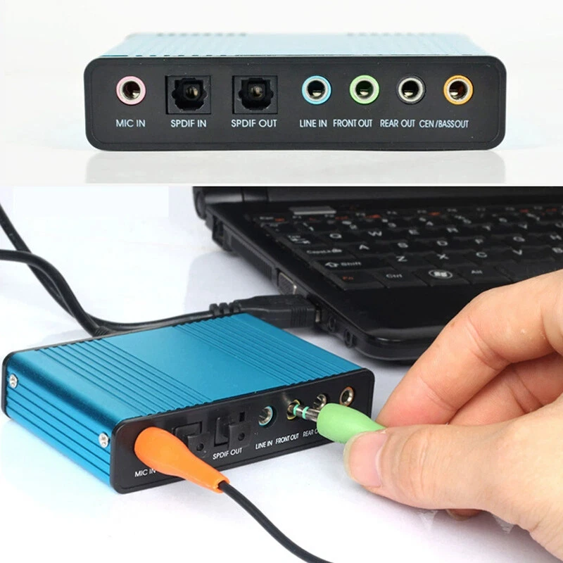7.1 Optical Fiber Sound Card USB 5.1 Channel For Win98 / ME / 2000 / XP / MAC - Image 4 of 4