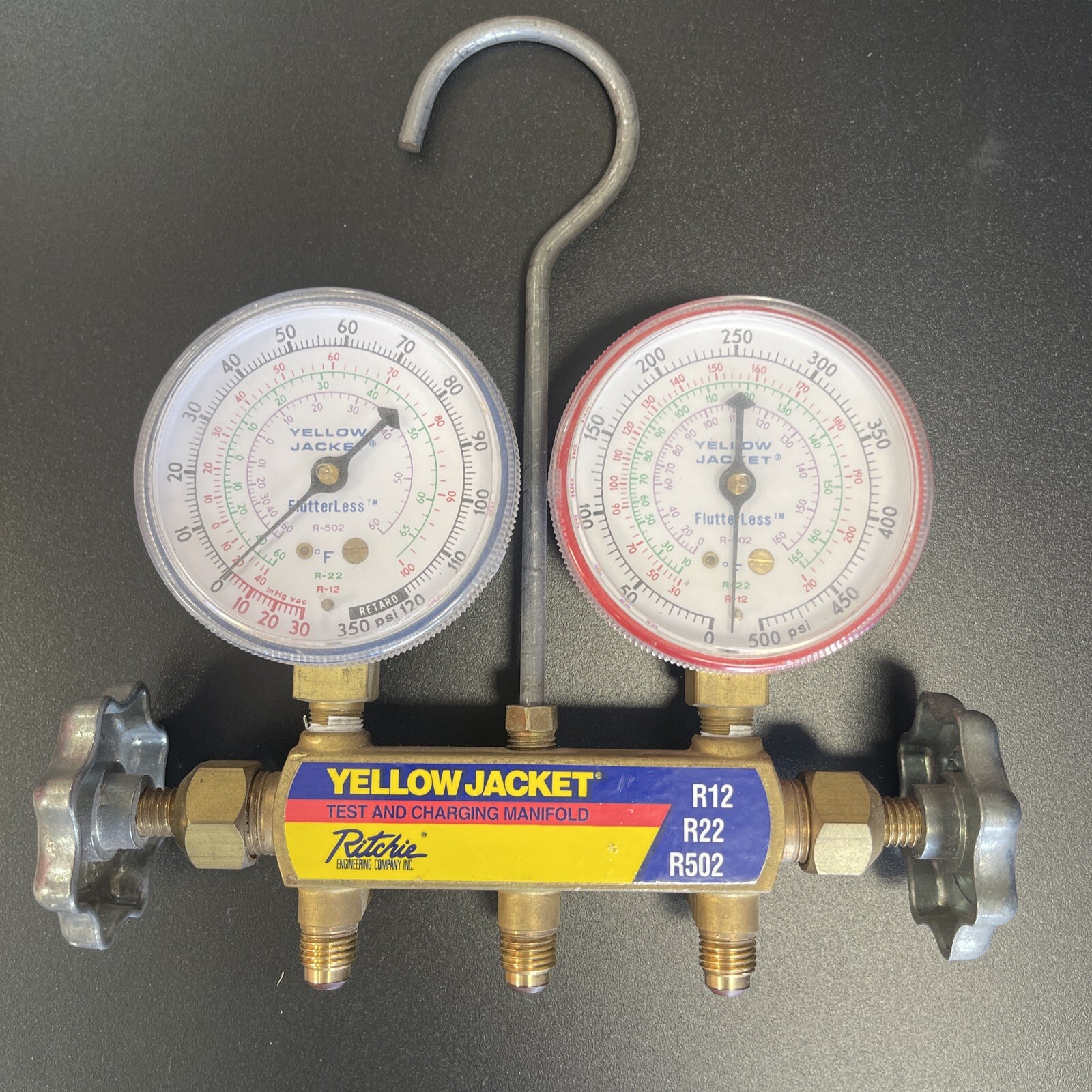 Yellow Jacket Test & Charging Manifold R12 R22 R502. No Hoses. eBay