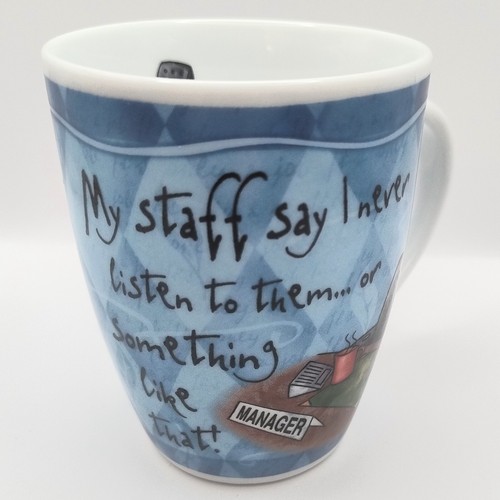Marvellous Manager Mug Cartoon Design Fine Porcelain H&H Home Birthday Gift - Picture 7 of 18