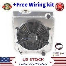 3 Row Radiator16fan For 64 65 66 Ford Mustangfalcon 1960-65 Mercury V8 Atmt 3 Row Radiator16fan For 64 65 66 Ford Mustangfalcon 1960-65 Mercury V8 Atmt