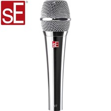 sE Electronics V7 Chrome Dynamic Supercardioid Handheld Vocal Microphone