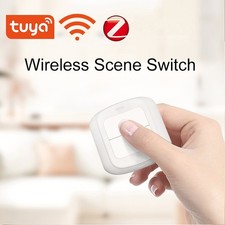 Tuya Smart WiFi Interrupteur de scène sans fil Push Button Controller Batterie alimentée