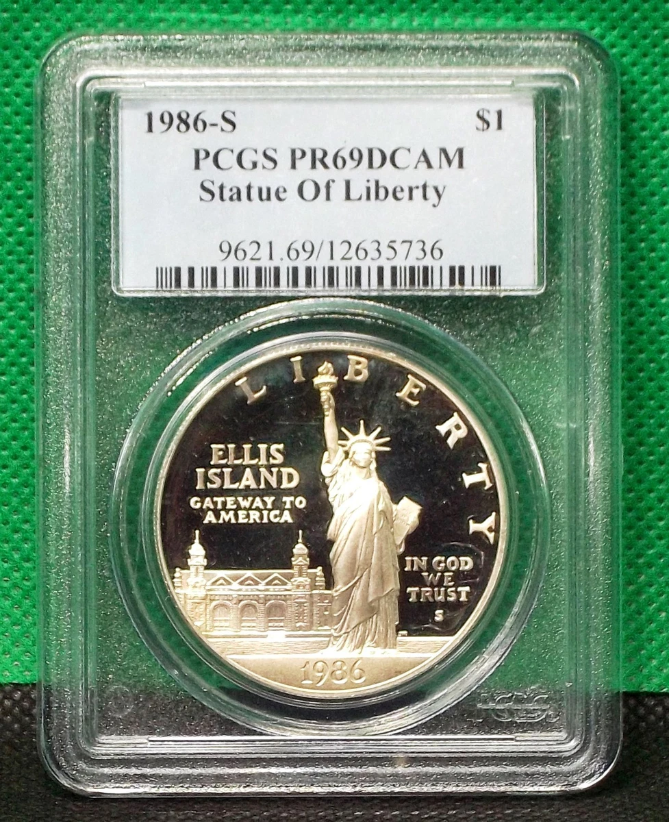 $1 1986 美国现代银色/包覆纪念币(1982-现在) | eBay