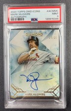 2020 Topps Diamond Icons Mark McGwire Autograph #ACMMC /25 - PSA 9