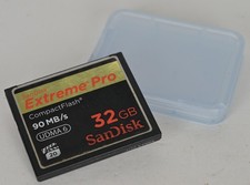 EX Sandisk Compact Flash CompactFlash Extreme Pro 90MBs UDMA6 32GB Memory Card