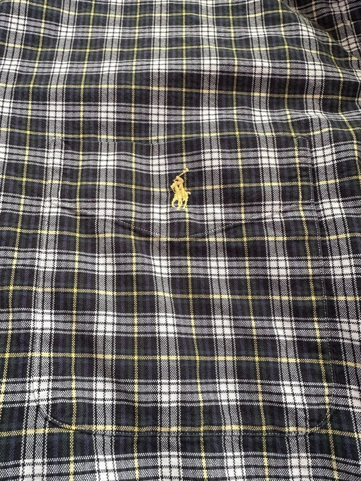 Ralph Lauren Men's 4XLB Cotton Shirt Multicolor Plaid, Button-Up, Long Sleeve - Image 2 of 4