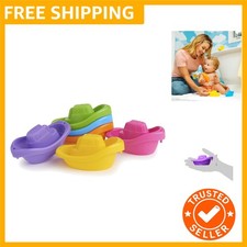 Little Boat Train Bath Toy, Fun for Babies and Toddlers, 6 Piece Set