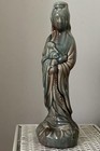 Vintage Ceramic Guan Yin Pottery Figurine Statue — photo 4