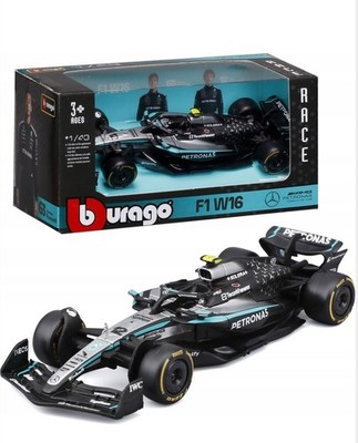 BBurago 2025 Formula 1 Kimi Antonelli Mercedes-AMG F1 W16 #12 Car Model 1:43