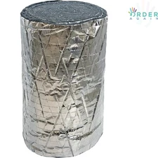 Foil Backed Cotton Duct Wrap 12x1x15ft Insulation Cushioning Vibration Reduction