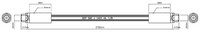 Motaquip Bremsschlauch VBJ247 FüR VW Passat B5 3B3 Variant 3B6 3B5 3B2 B3 B4 3A2