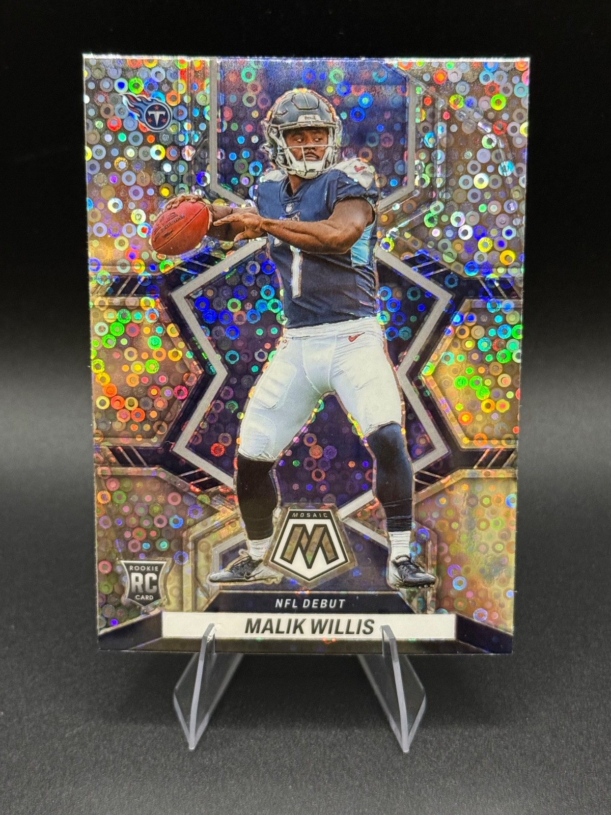 2022 Panini Mosaic - NFL Debut Malik Willis #272 No Huddle Silver Mosaic CC2