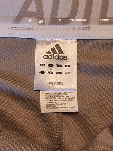 NEW Adidas Baseball Pants Mens XL Solid Grey Relaxed Fit Open Bottom CLIMALITE - Picture 5 of 13