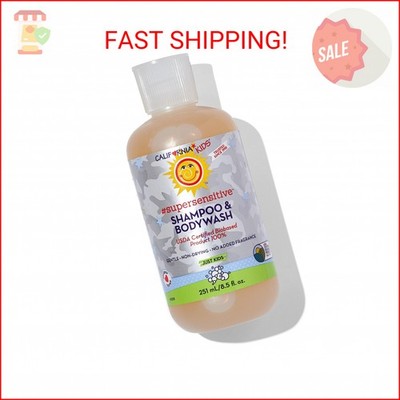 California Kids Shampoo + Body Wash | Super Sensitive Unscented | Gentle Skin Ca