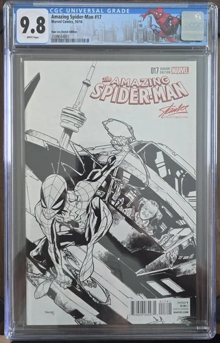 Marvel Comics Amazing Spider-Man #17 Sketch Cover Variant CGC 9.8 2016