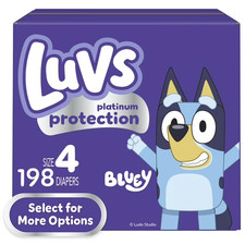 Luvs Pro Level Leak Protection Diapers, Size 4, 198 Count No Import Fees