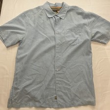 Quiksilver Shirt Mens Large Blue Waterman But...