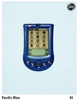 💾 Cartolina d'epoca Palm m100 blu Pacifico portatile GoCARD pubblicità (2000)