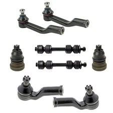 Mevotech Supreme Front Inner Outer Tie Rod Ends Sway Bar Link Kit for Mazda RX-7