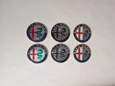 Alfa Romeo Emblem Badges X2 74mm Gt 147 159 Brera Mito Giulietta Giulia Bonnet