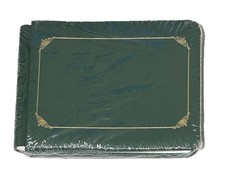Creative Memories Small Green 6" X 8  Album Gold Trim - Sealed