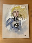New ListingInvisible woman Original Comic Art By Joey Lee Cabral 8.5 x 11 fantastic 4 Art