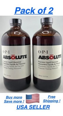 OPI Absolute Precision Liquid Monomer 14.7oz/435ml ( PACK OF 2)