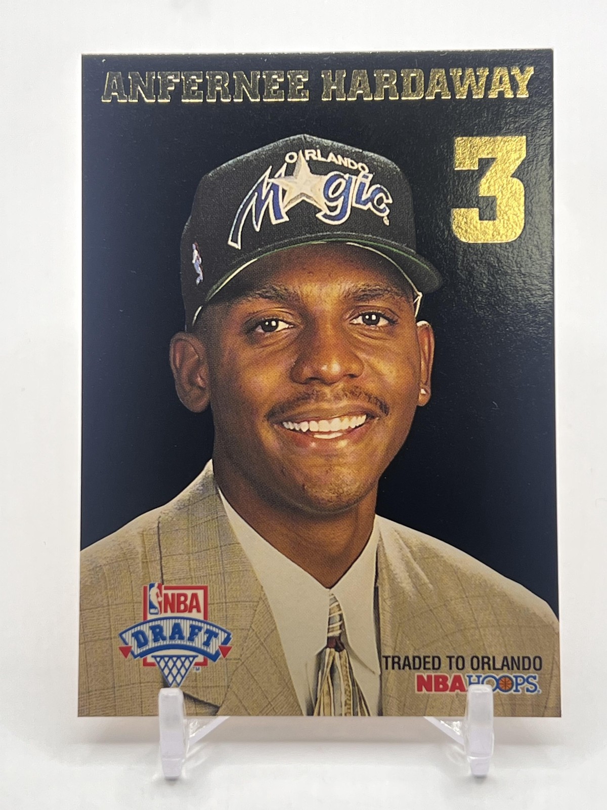 1993-94 Hoops #LP3 Anfernee Hardaway 1993 NBA Draft Lottery Pick Exchange