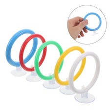 Kit de 5 piezas de punto de descanso para acuario aro Betta ejercicio círculo de entrenamiento de peces