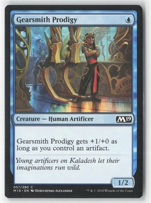 Gearsmith Prodigy 57 Common Core Set 2019 Magic: The Gathering Near Mint