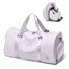 WISEPACK Travel Duffle Bag for Women Weekender Carry On Bags Purple