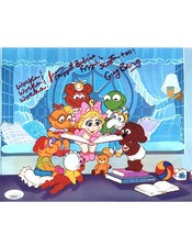 Greg Berg signed 8x10 Photo Fozzie Scooter Muppet Babies