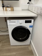 Beko WDK742421W White Washer Dryer 7kg 4kg 1200 Spin Inverter Bluetooth PWD Vgc