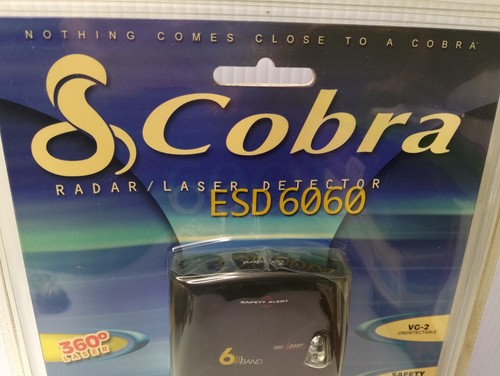 Cobra ESD-6060 6 Band Radar Detector / Brand New Factory Sealed - Picture 2 of 8