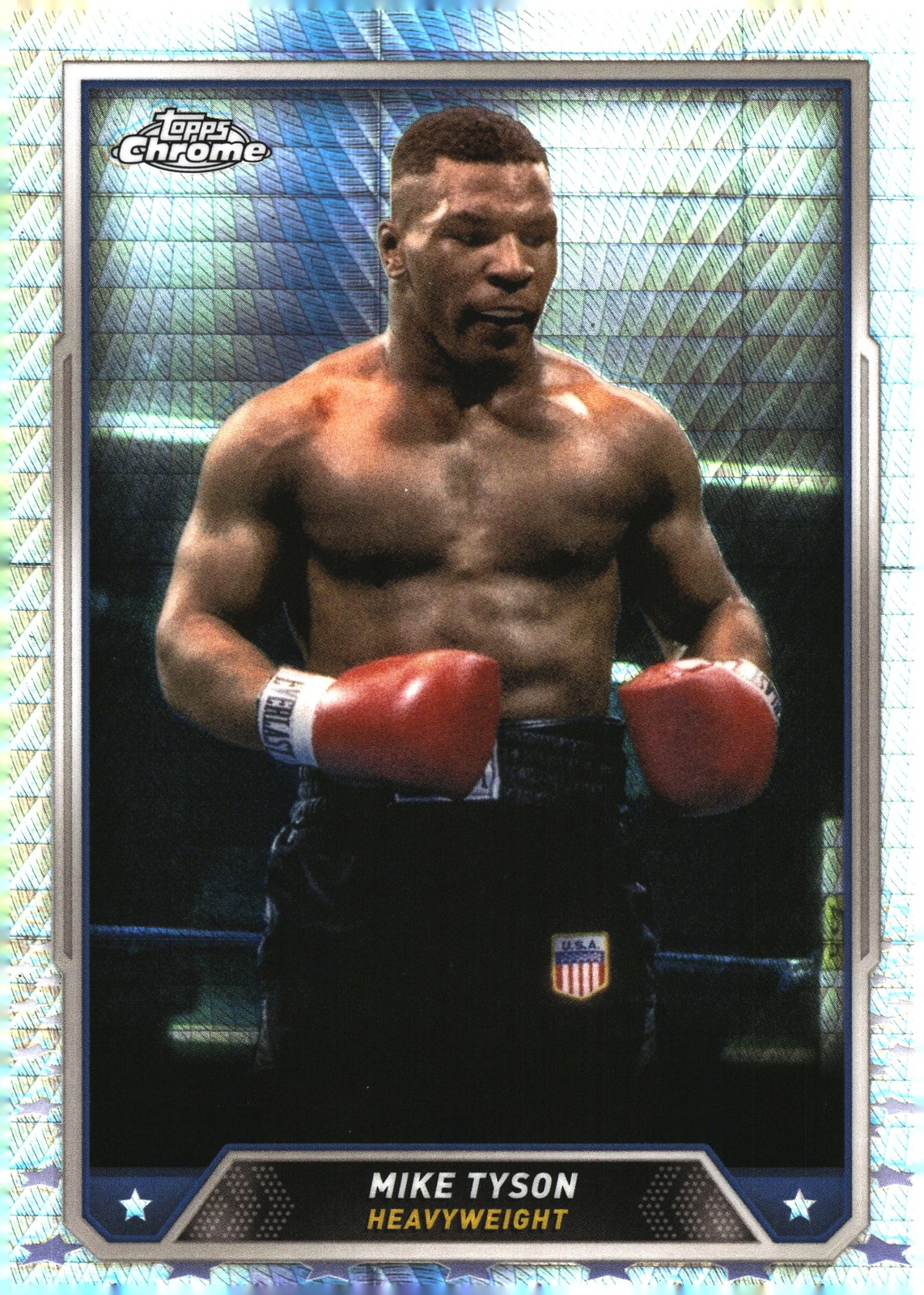 2024 Topps Chrome #35 Mike Tyson Prism Refractor