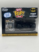 Batman Vs Superman: Batman With Batmobile - Funko Bitty Pop! Rides - Neu