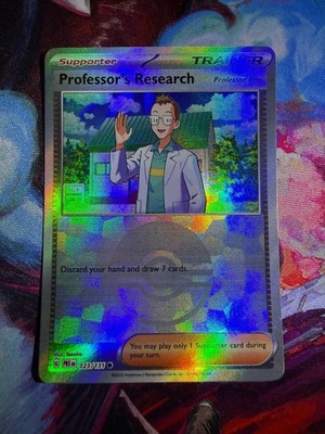 PROFESSOR'S RESEARCH [ELM] (POKE BALL HOLO) 123/131 - PRISMATIC EVOLUTIONS - NM