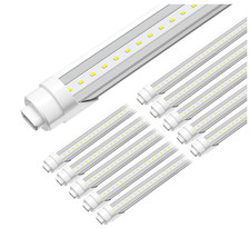 8ft R17D LED Tube Light, F96t12 HO 8 Foot Bulbs, 96'' Shop Light to Replace