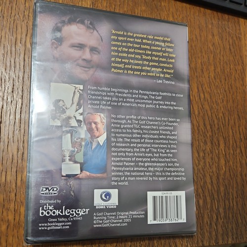 ARNOLD PALMER - GOLF'S HEART & SOUL DVD *NEW* A Golf Channel Documentary sealed - Picture 2 of 2