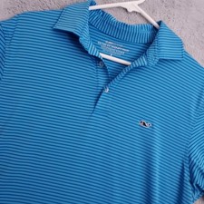 Vineyard Vines Polo Shirt Mens Small OTG Sankaty Performance Stretch Golf Preppy