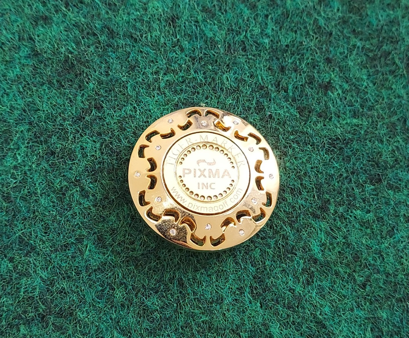 PIXMA Tiger Magnet Golf Ball Marker Magnetic Clip, Strong hold, good condition