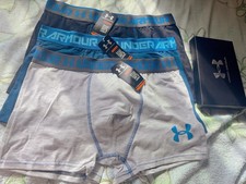 Men 3-Pack Under Armour UA Boxer Briefs Cotton Stretch Boxerjock Underwear XL