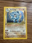 Italian Machamp 8/102 1st Edition Base Set Pokemon Holo Foil