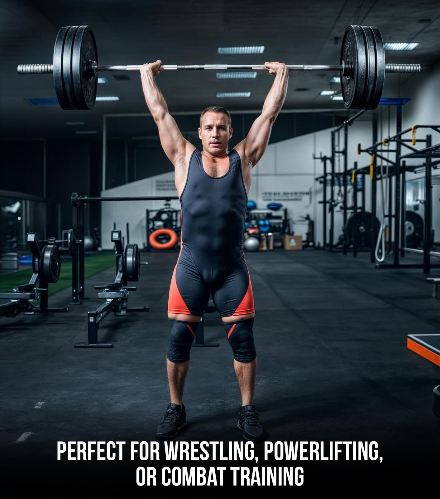 Exxact Sports Patriot Wrestling Singlets for MMA, Weightlifting, Wrestling and T