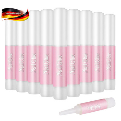 Nagelkleber Extra Stark für Kunstnägel und Strasssteine 10 Stück