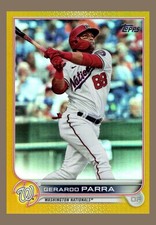 2022 Topps Series Two #583 Gerardo Parra Gold Foil