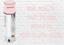 Aerosol Spray Paint Wood/Metal/Plastic Blush Pastel Pink Gloss/Matt/Satin