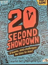 20 Second Showdown Party Game By Big Potatoes Game - New & Sealed