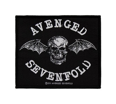 Avenged Sevenfold Death Bat Battle Jacket Sew On Woven Patch - OFFICIAL  10-3